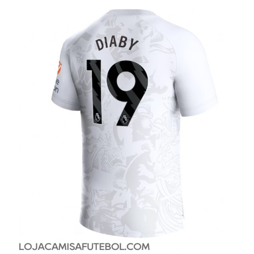 Camisa de Futebol Aston Villa Moussa Diaby #19 Equipamento Secundário 2023-24 Manga Curta